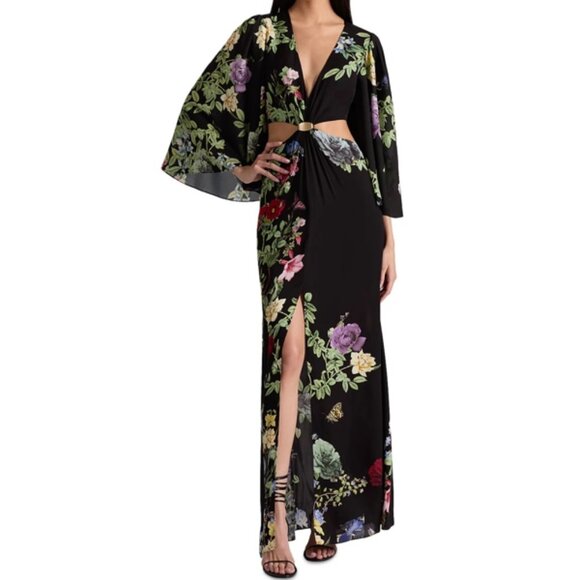 Alice and Olivia Georgiana Deep V Neck Dress - Picture 4 of 5